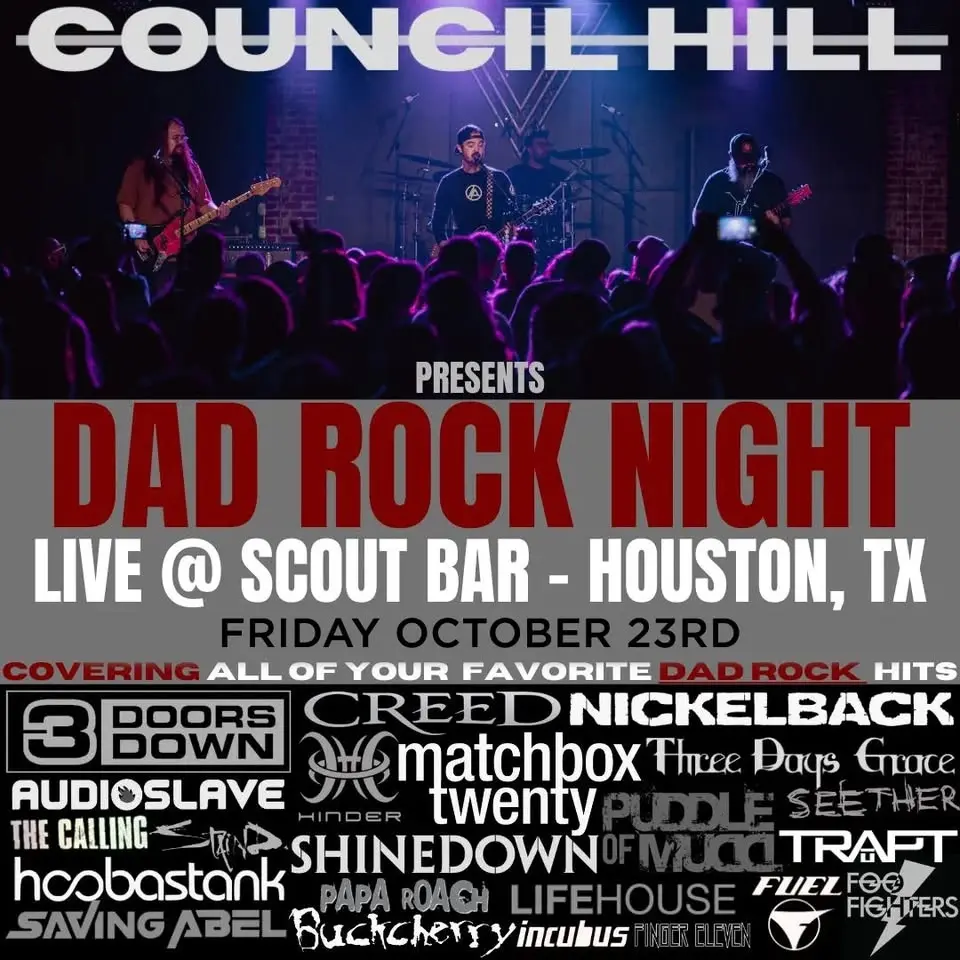 Council Hill Presents: Dad Rock Night – A Tribute to 2000s Rock