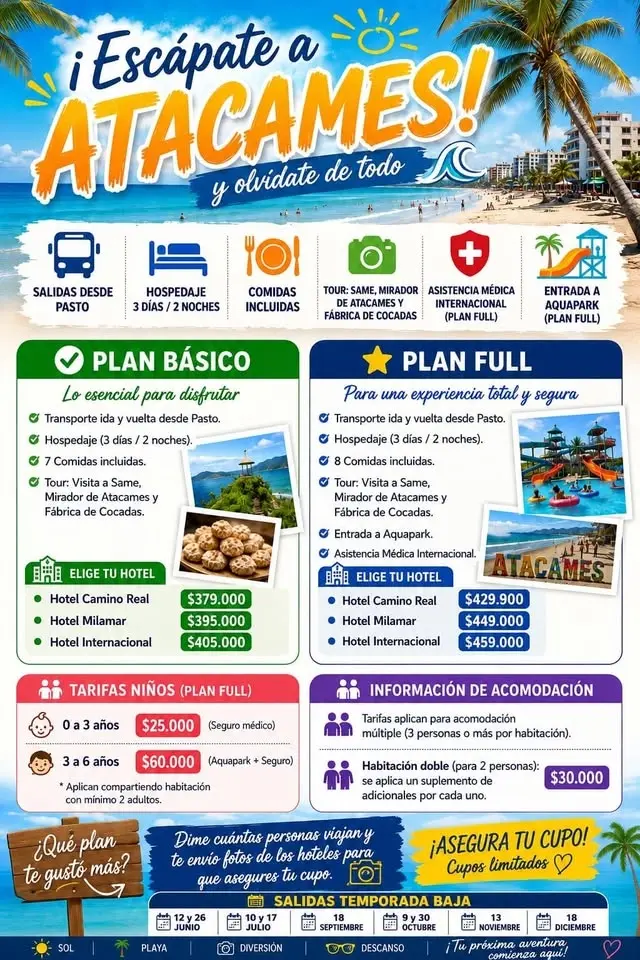 vacaciones atacames