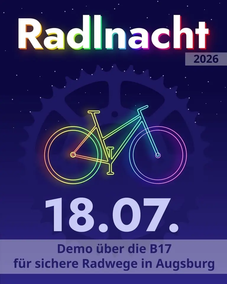 Radlnacht Augsburg 2026