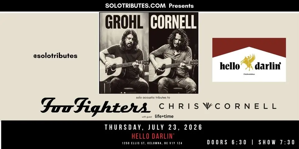 Foo Fighters / Chris Cornell Solo Acoustic Tributes at Hello Darlin' Kelowna