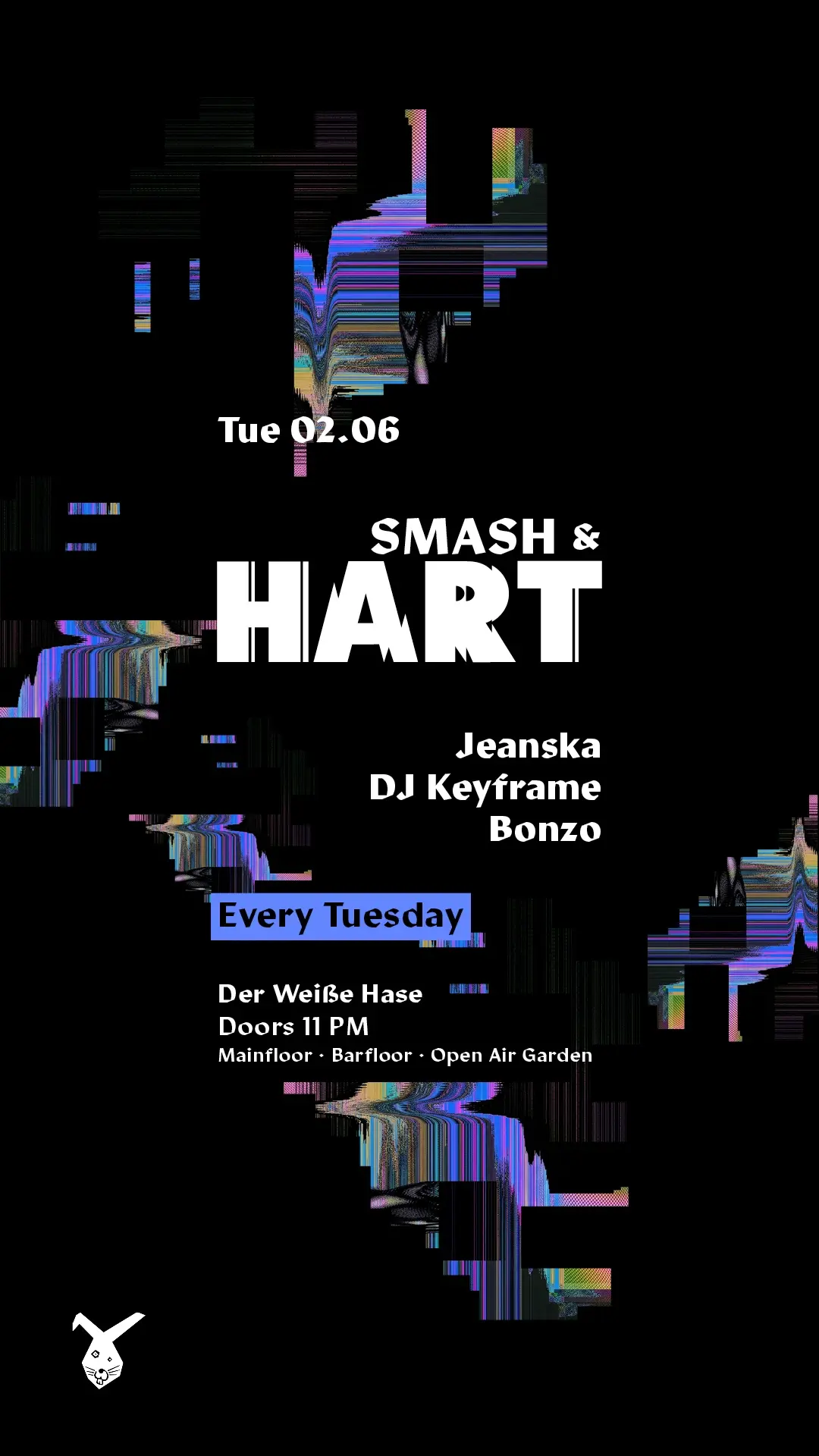 Smash & HART ◢◤ Berlin´s Tuesday Rave [free entry until midnight*]