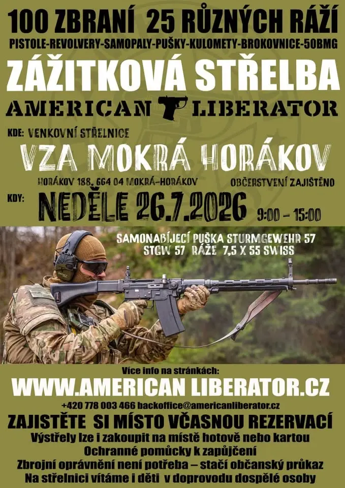 Zážitková střelba na bunkru s American Liberator