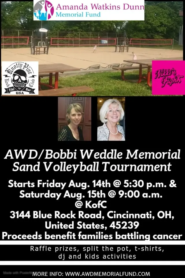 9th Annual AWD/Bobbi Weddle Memorial Volleyball Tournament