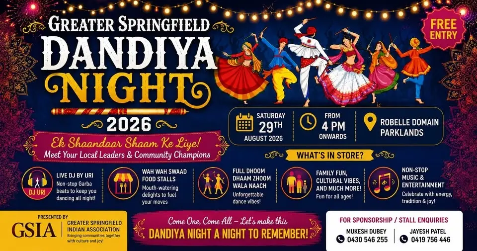 GREATER SPRINGFIELD DANDIYA NIGHT 2026