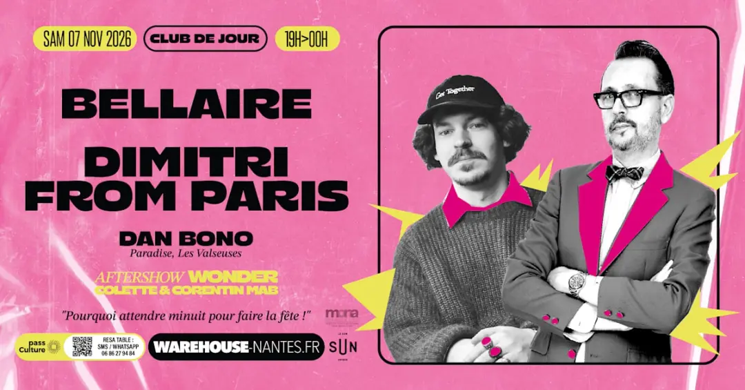 Club De Jour Invite Bellaire & Dimitri From Paris