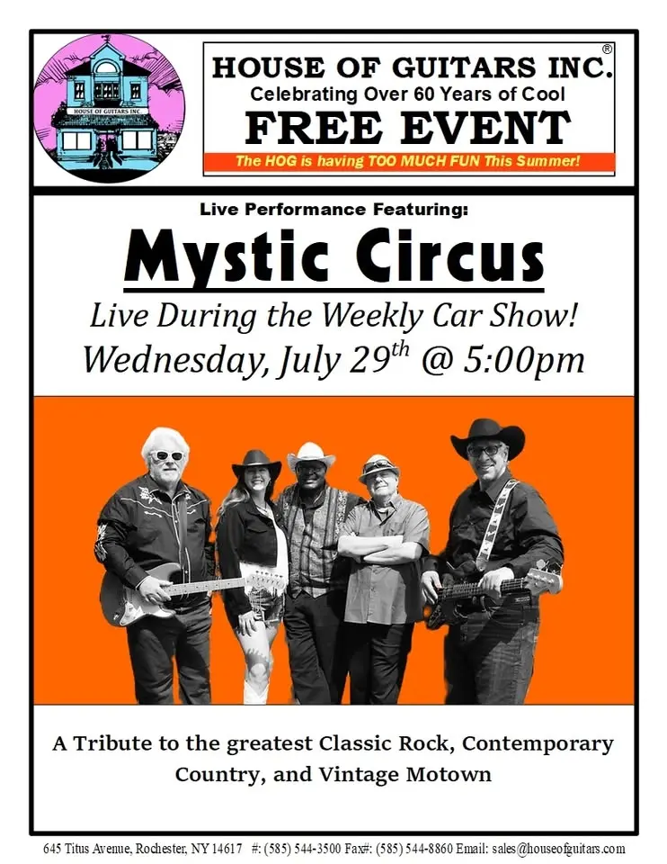 Mystic Circus Live Car Show Performance