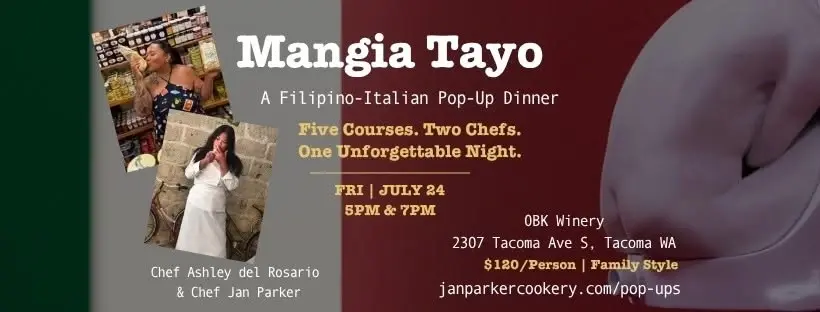 Mangia Tayo: An Filipino Italian Dinner