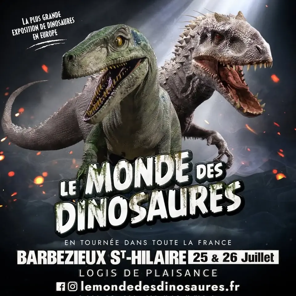 🚨🦖 BARBEZIEUX-SAINT-HILAIRE… préparez-vous, les dinosaures prennent le contrôle !