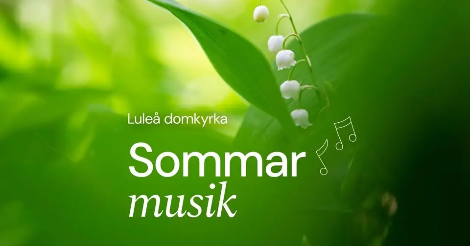 Sommarmusik i Luleå domkyrka - varje söndag 