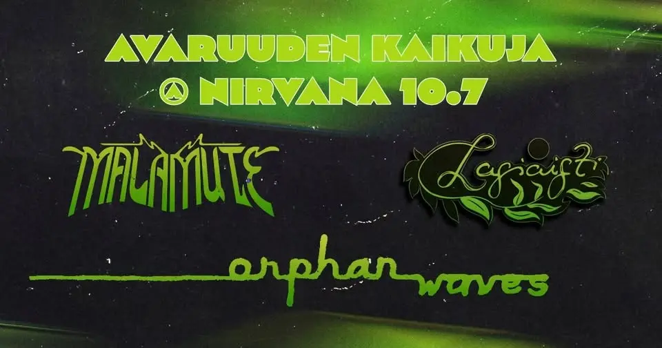 Malamute, Orphan Waves & Lasiaisti / Nirvana, Fuusio Turku