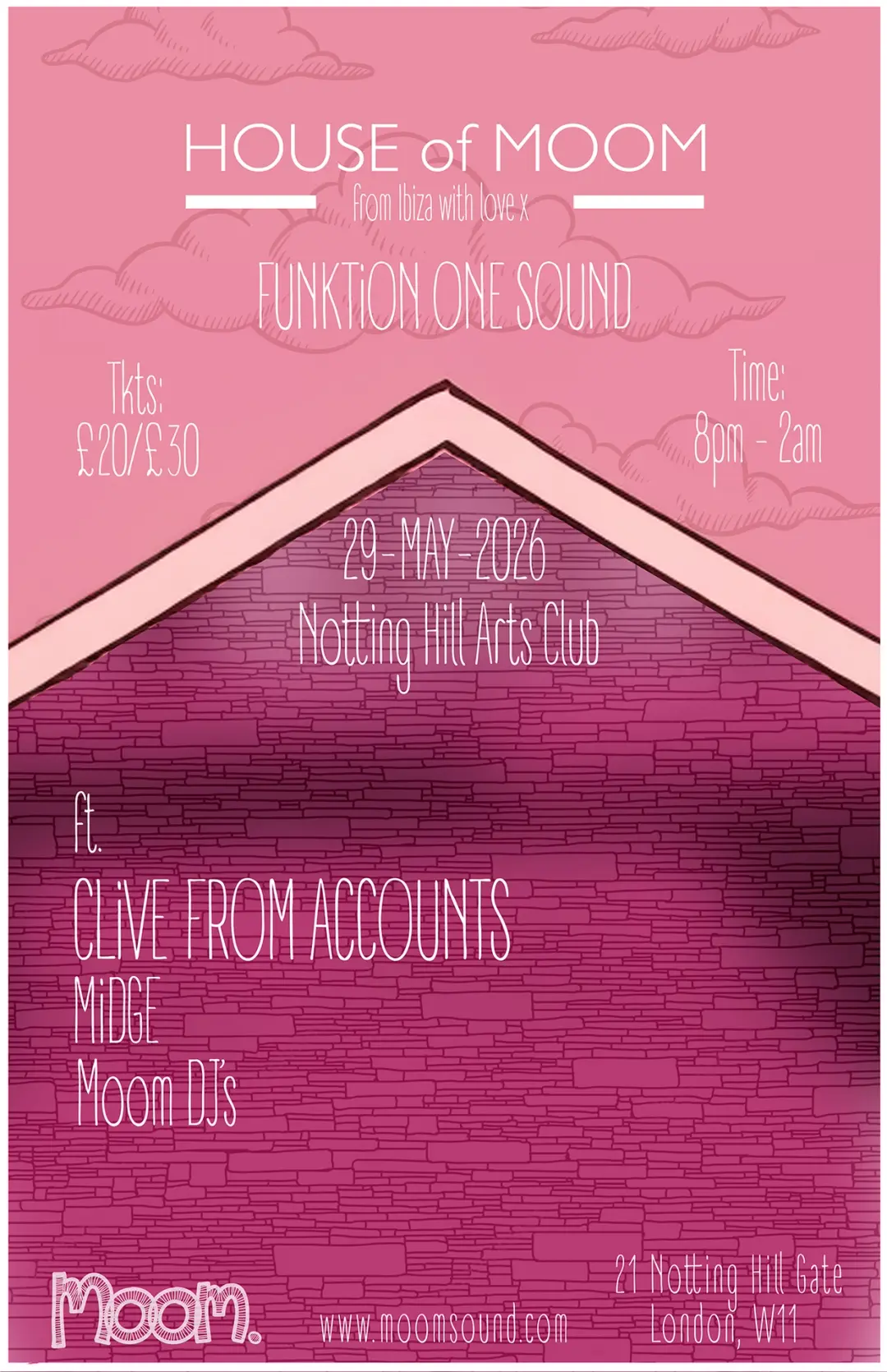 House Of Moom presents Clive From Accounts