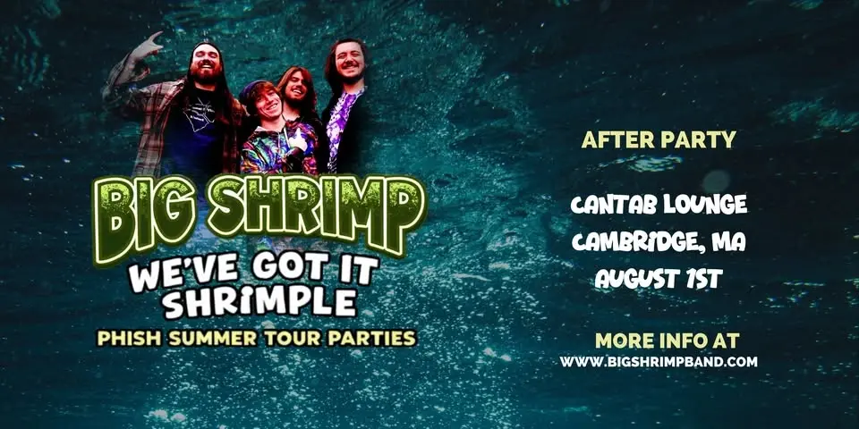 Phish at Fenway After-Party: Big Shrimp at Cantab Lounge