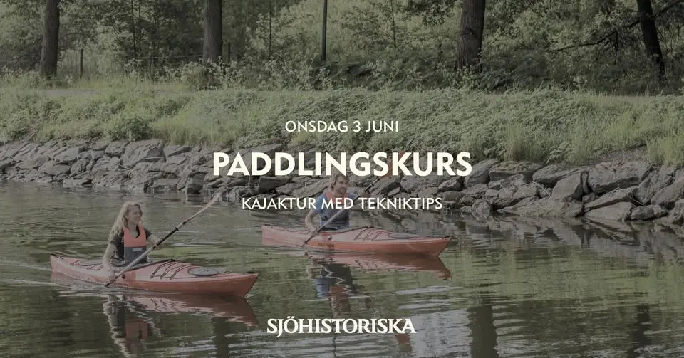 Paddlingskurs: Kajaktur med tekniktips
