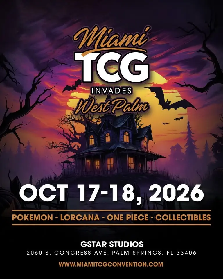 Miami TCG Invades West Palm October 17-18, 2026