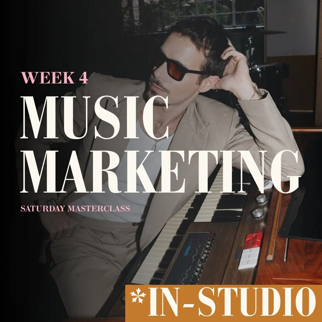 Summer Camp — Week 4: Music Marketing (Studio Seat)
