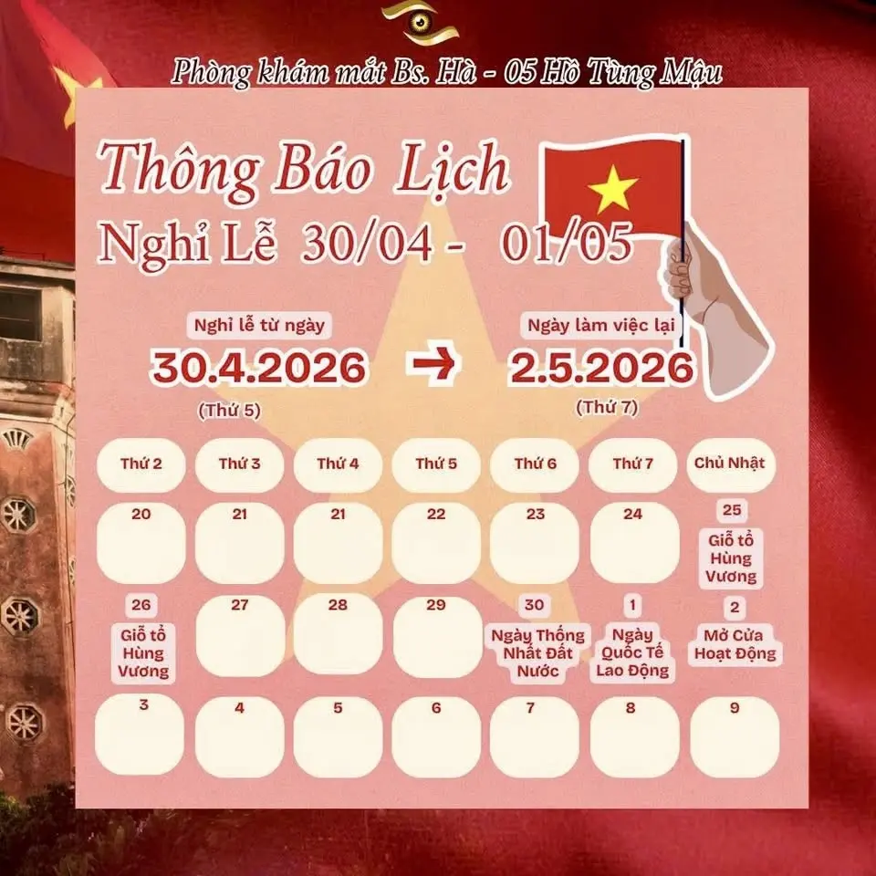Chào mừng ngày giải phóng miền nam 30/4 và Quốc tế lao động 1/5