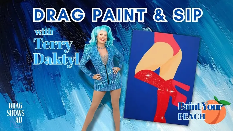 Drag Paint & Sip - Gympie 28th August