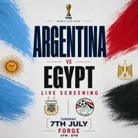 Argentina V Egypt - World Cup 2026