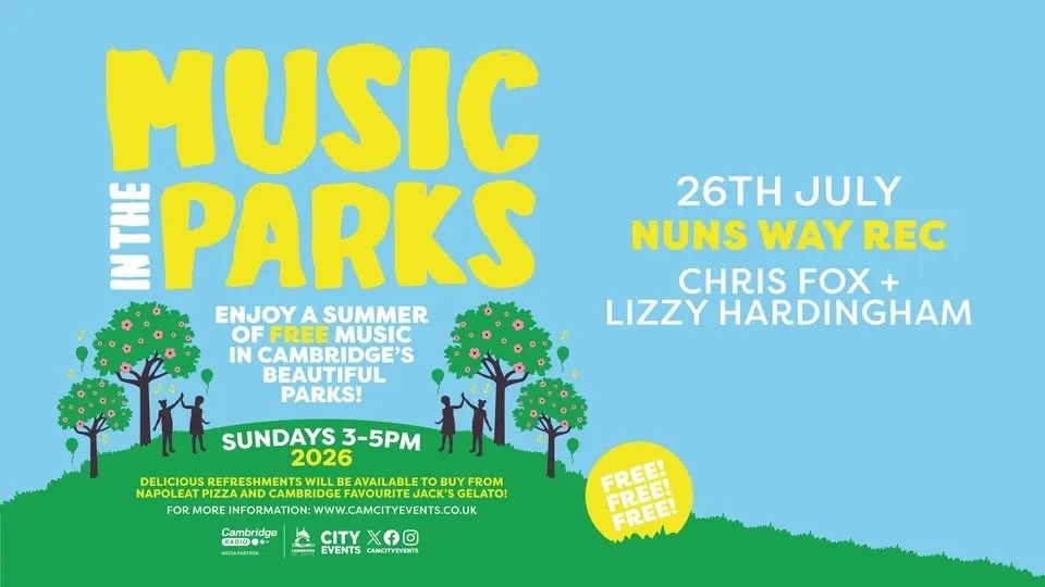 Nuns Way Rec – Chris Fox & Lizzy Hardingham (in association with Cambridge Folk Festival) - Music In