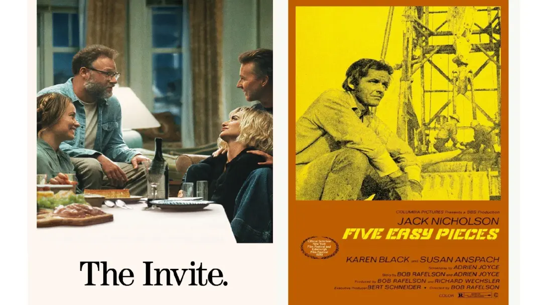 Dublin Independent Movie Lovers: The Invite & Five Easy Pieces
