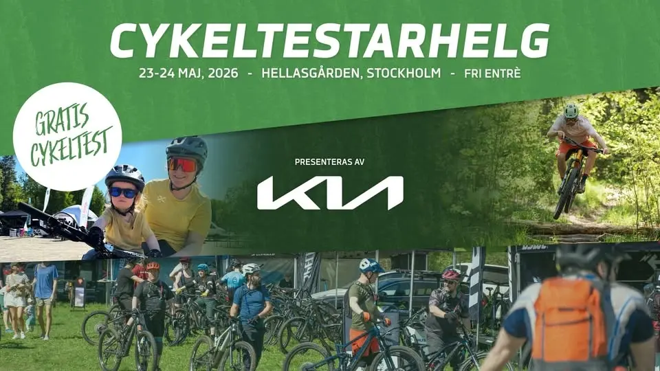 Cykeltestarhelg 2026 presenteras av KIA