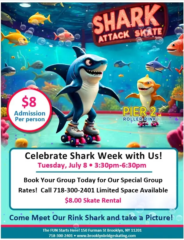 Shark Week Skate party