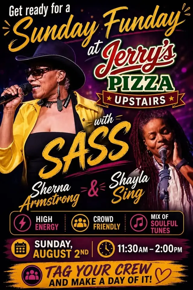 SASS Live @Jerry's Pizza upstairs 8.2.26 
