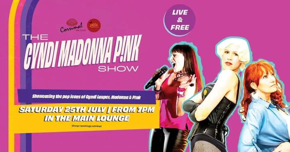 Cyndi Madonna Pink - Corrimal RSL