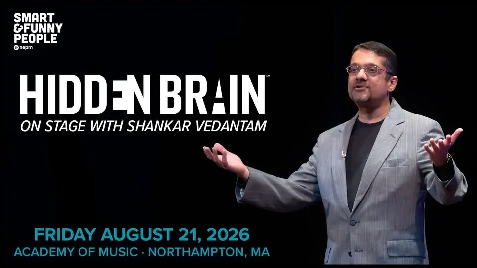 Hidden Brain: On Stage with Shankar Vendantam at the Academy of Music Theatre (Northampton, MA)