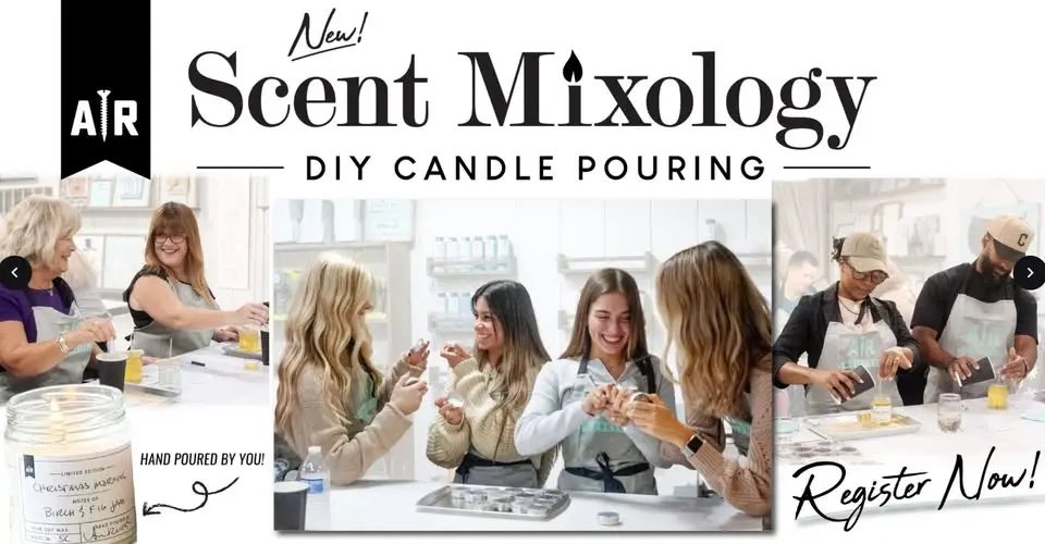 Candle Pouring & Scent Mixology | AR Workshop