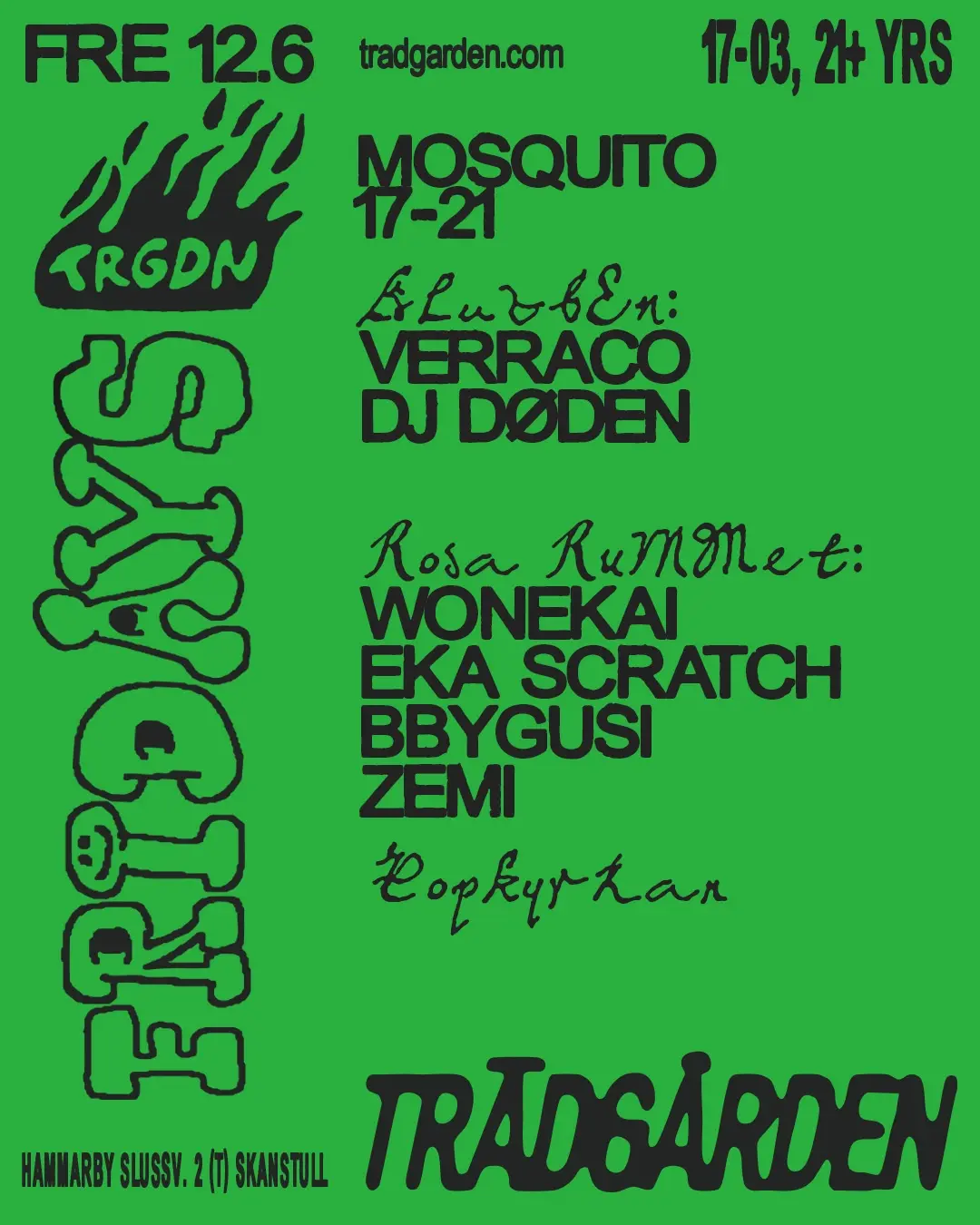 DANCE NIGHTS: Verraco, dj døden