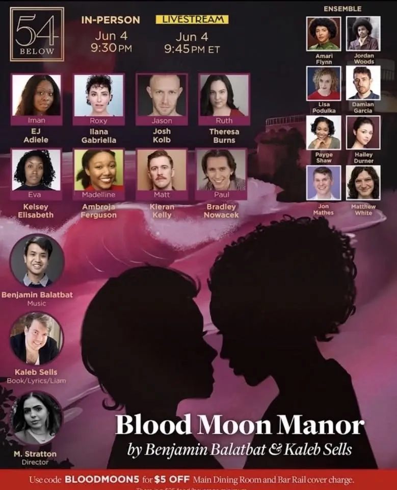 Blood Moon Manor at 54 Below.