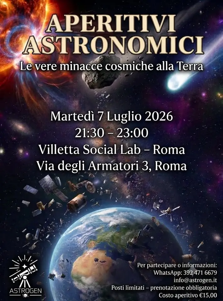 Le vere minacce cosmiche alla Terra - Aperitivo astronomico