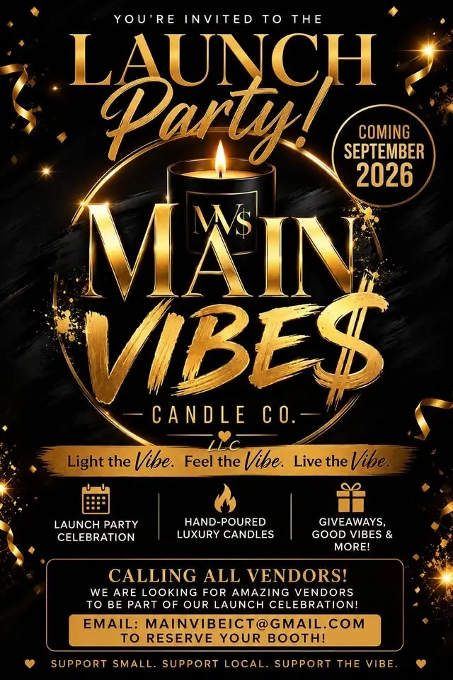 MainVibe$ Candle Co LLC launch party 