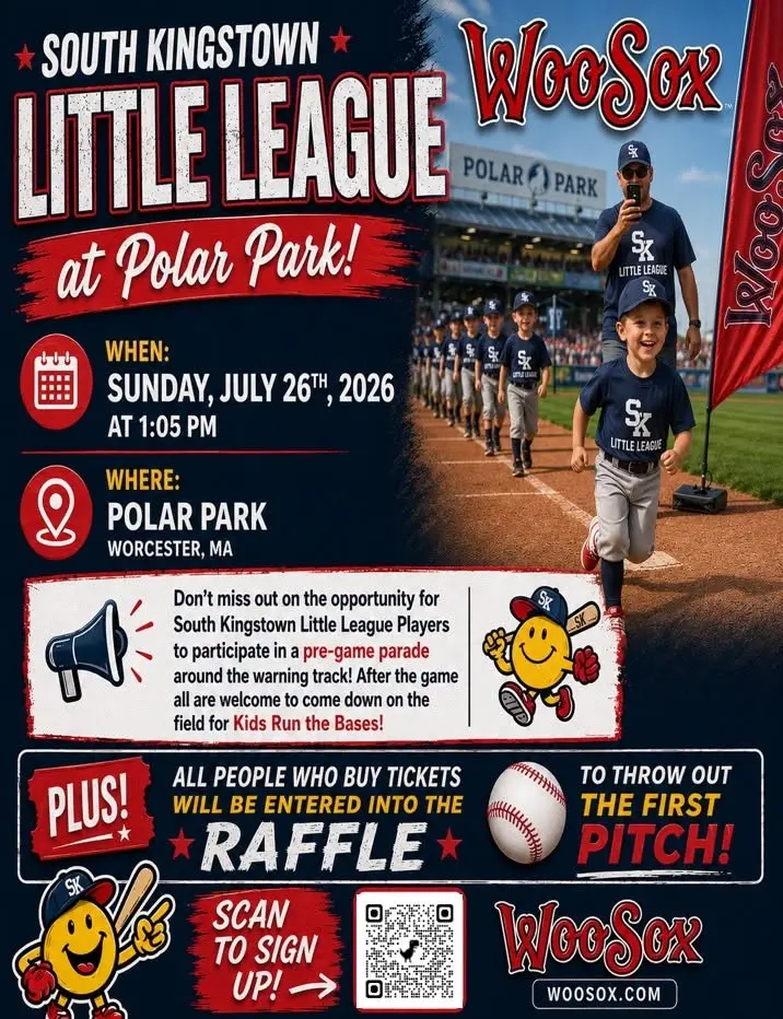 South Kingstown Little League WooSox Outing 2026