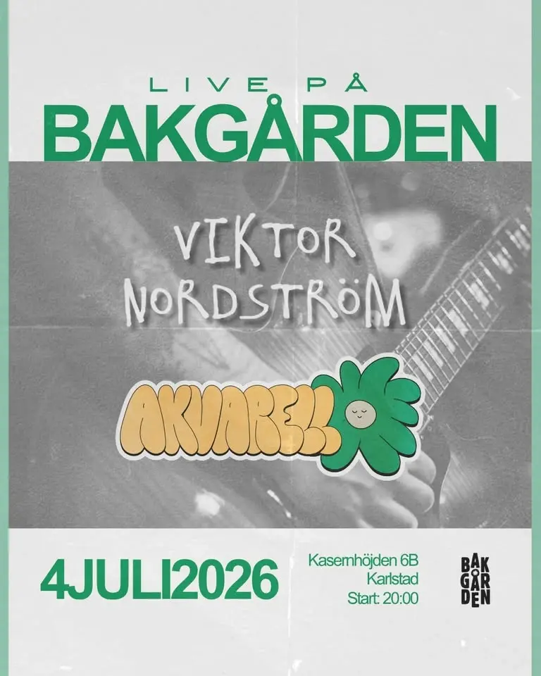 Akvarell & Viktor Nordström - Live på Bakgården
