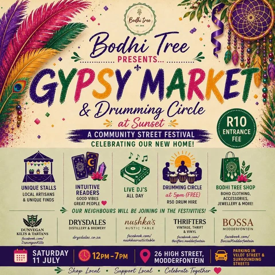 Gypsy street market and Drumming circle