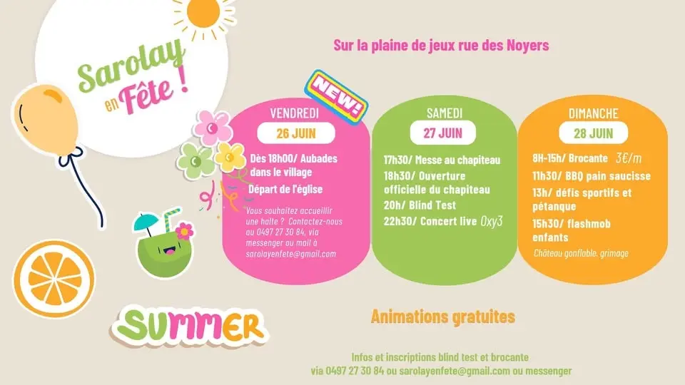 Sarolay en Fête 2026