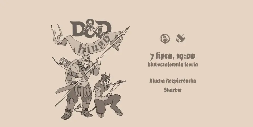 Dungeons&Dragons Bingo by Śląsk Przegięty z Kluchą Rozpierduchą i Skarbiem
