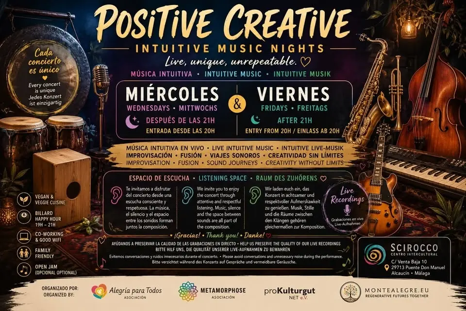 Positive Creative - Intuitive Music Nights