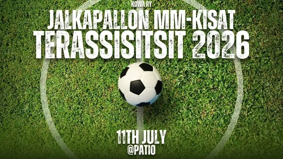 Terassisitsit 2026 - Jalkapallon MM-kisat