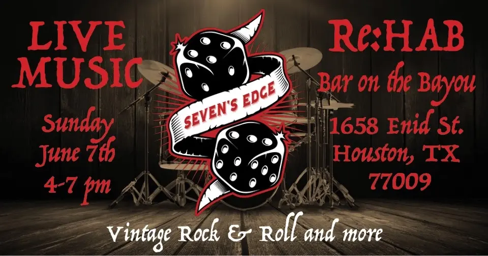 Seven's Edge at Re:HAB Sunday June 7 @ 4 pm