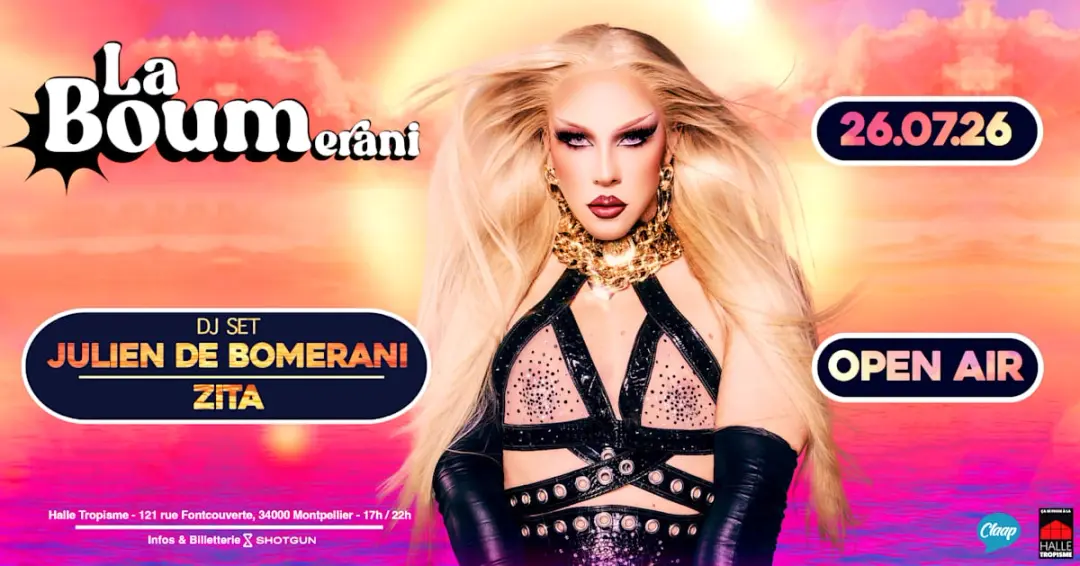 Dim 26/07 - La Boum X Halle Tropisme - Open Air