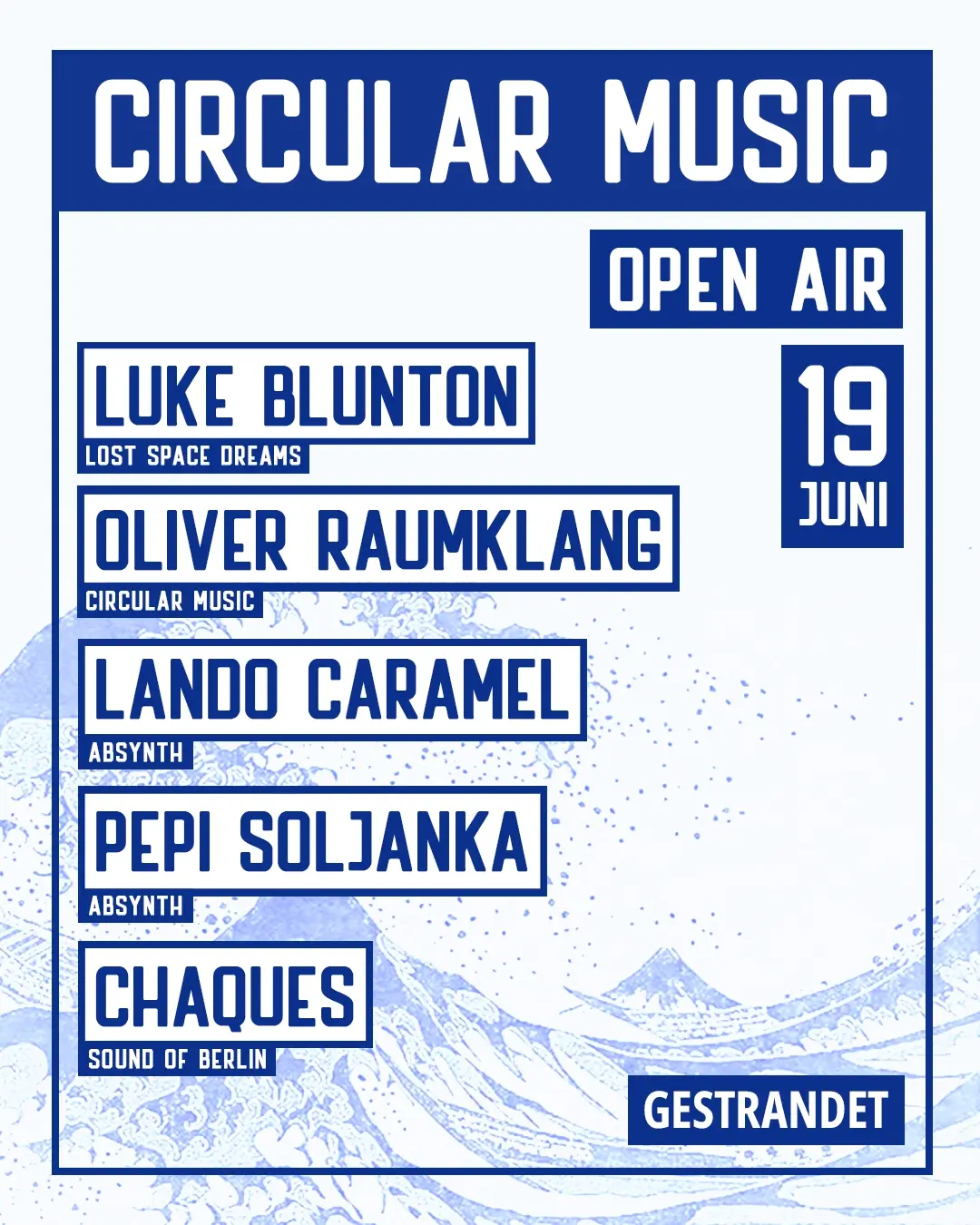 Circular Music 'Open Air' with finest House Music by Vinyl only (all day)
