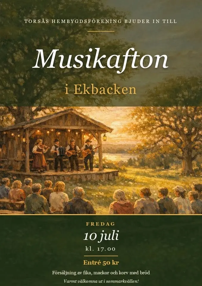 Musikafton i Ekbacken
