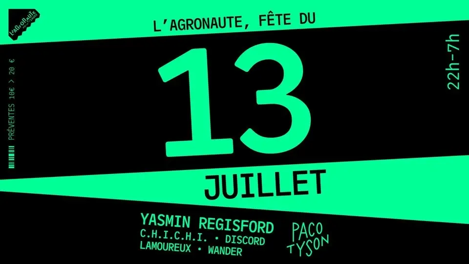 La fête nationale du 13 Juillet par Paco Tyson - le retour 💚