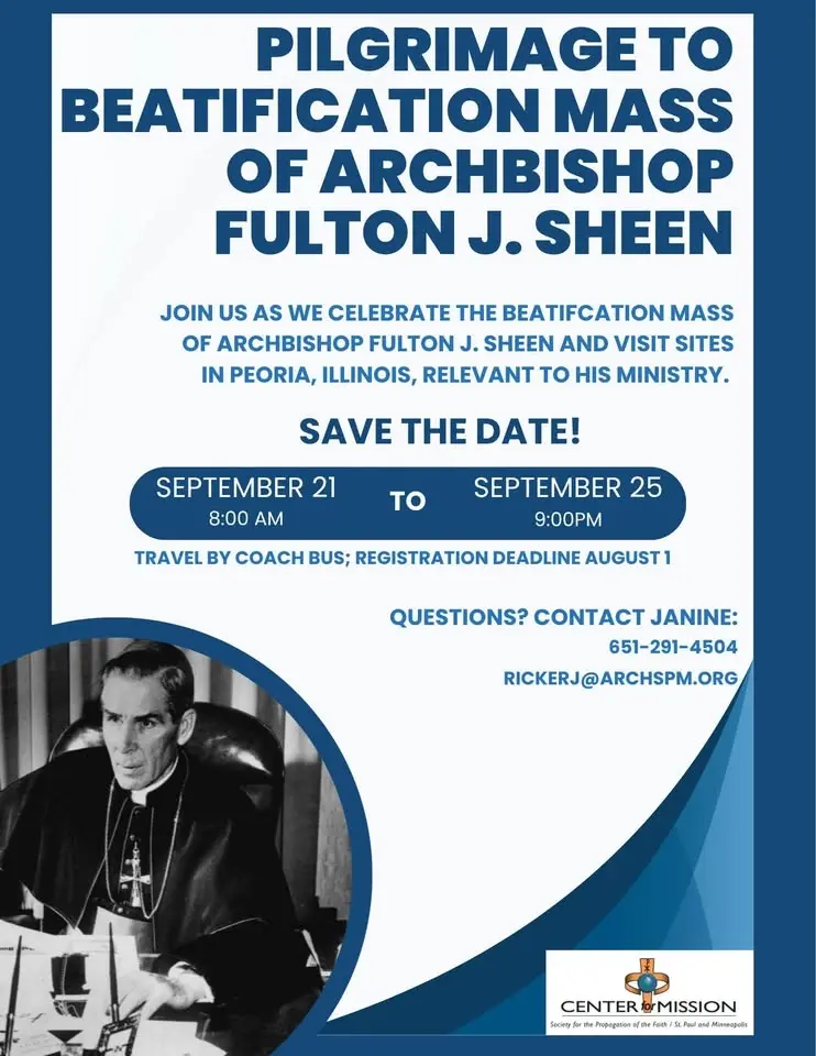 Pilgrimage to Fulton Sheen Beatification Mass