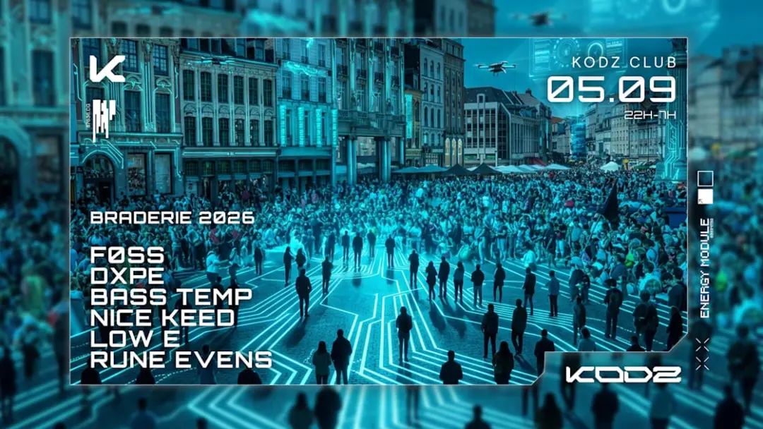 Kodz Presents Braderie 2026 - Foss - Nice Keed - Dxpe & More