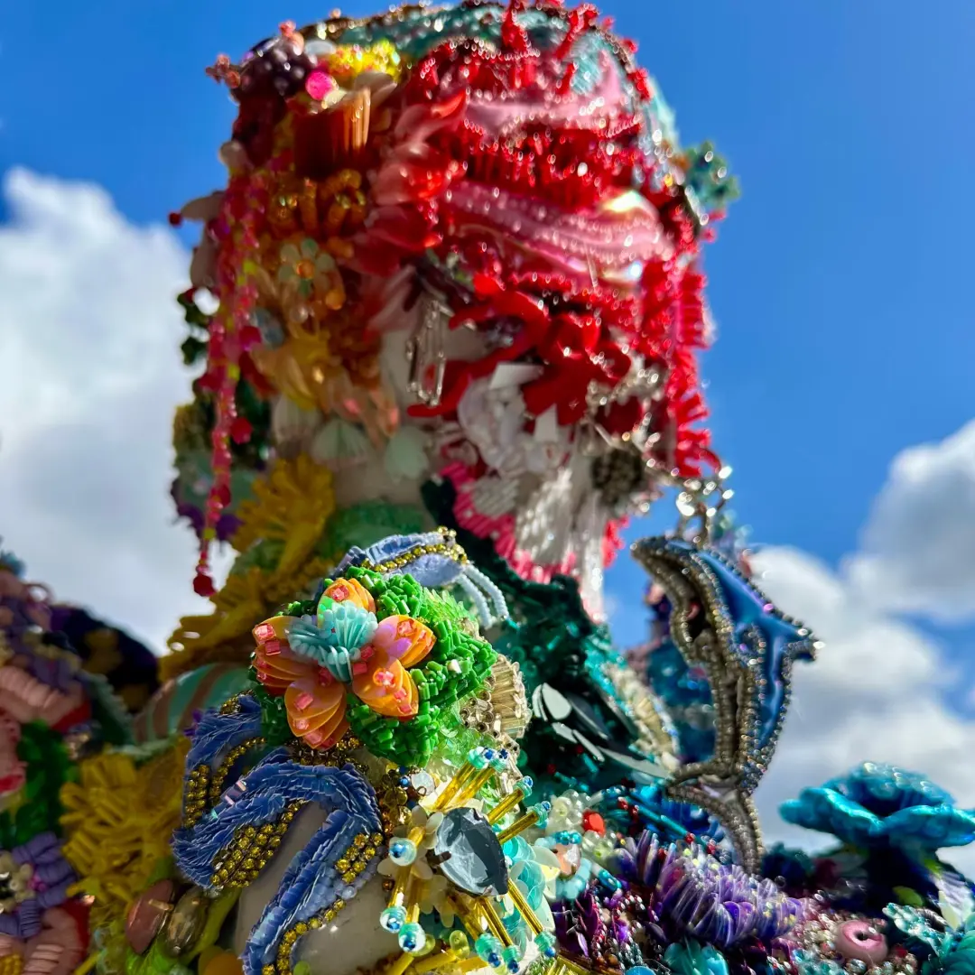 Intuitive Textile Sculpture & Embroidery Practice by Masha Plokhuta.
