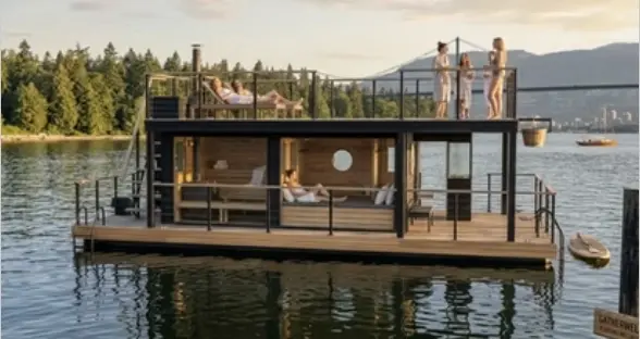 Sunset Sauna Boat + Cold Plunge for Founders